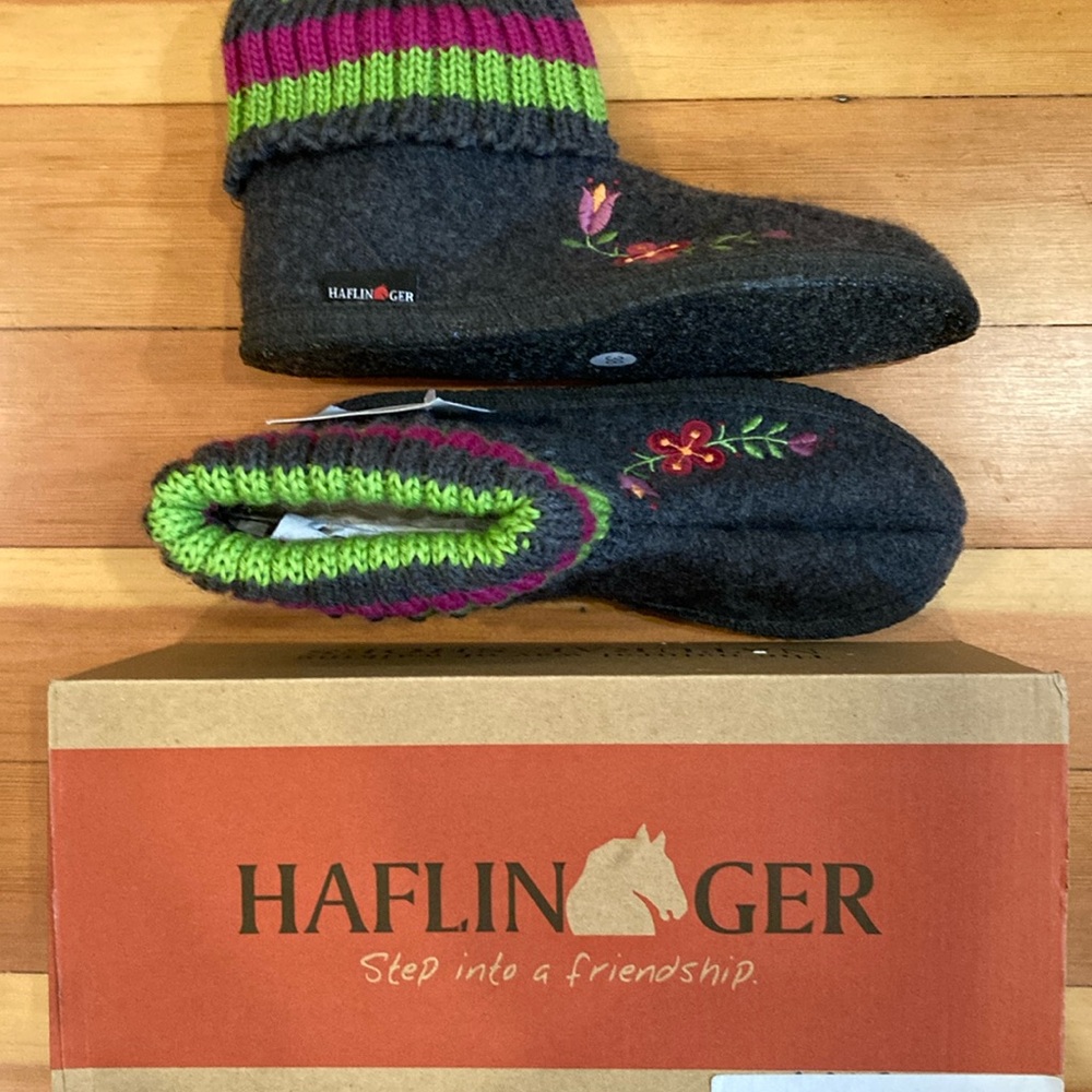 New Haflinger Adele slippers